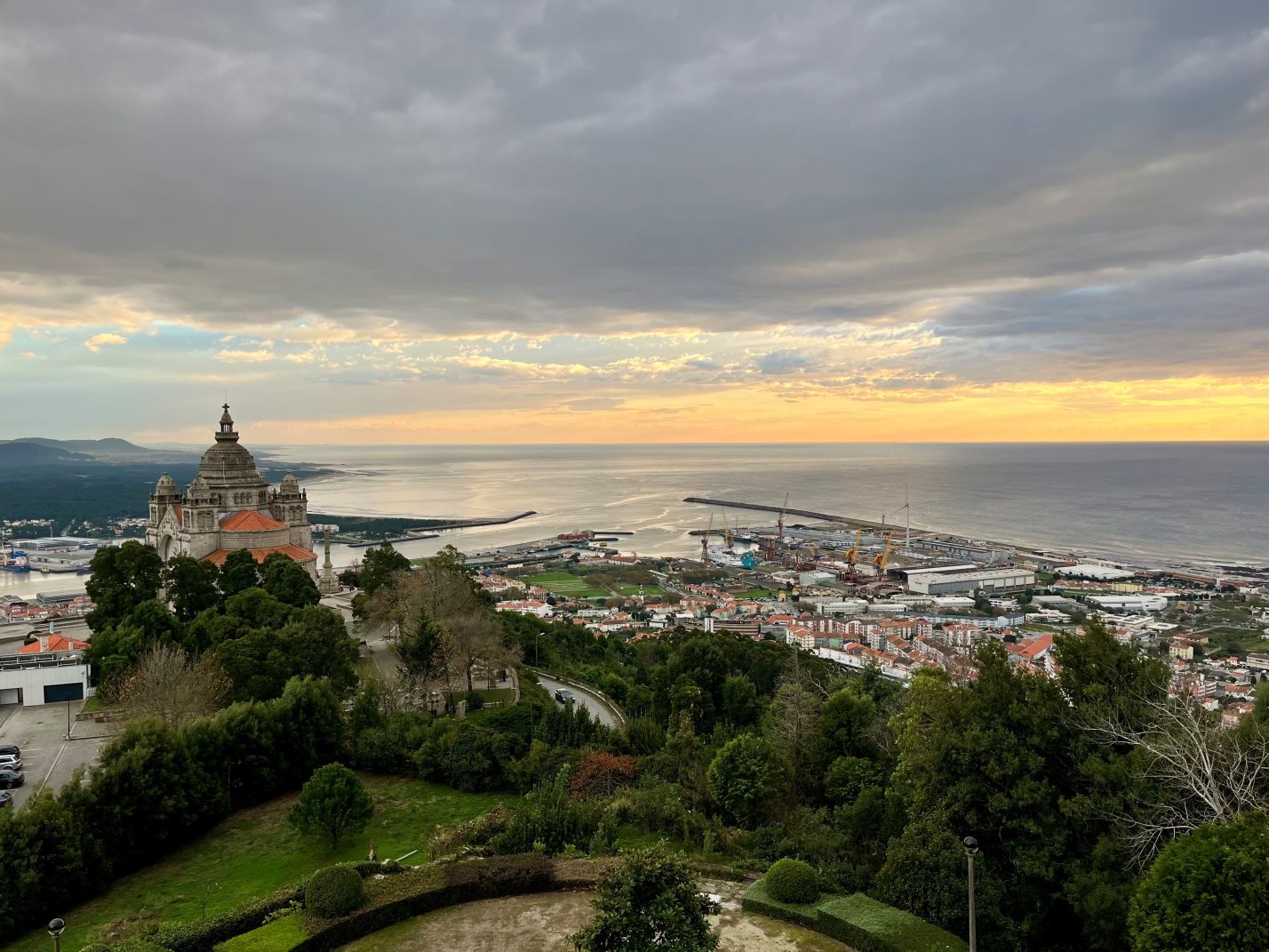 viana do castelo sonnenuntergang